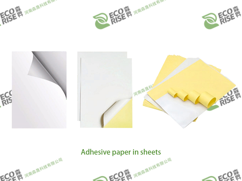 Adhesive Paper in Sheets