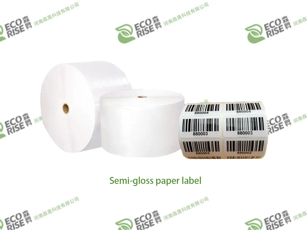 Semi-gloss Paper Label